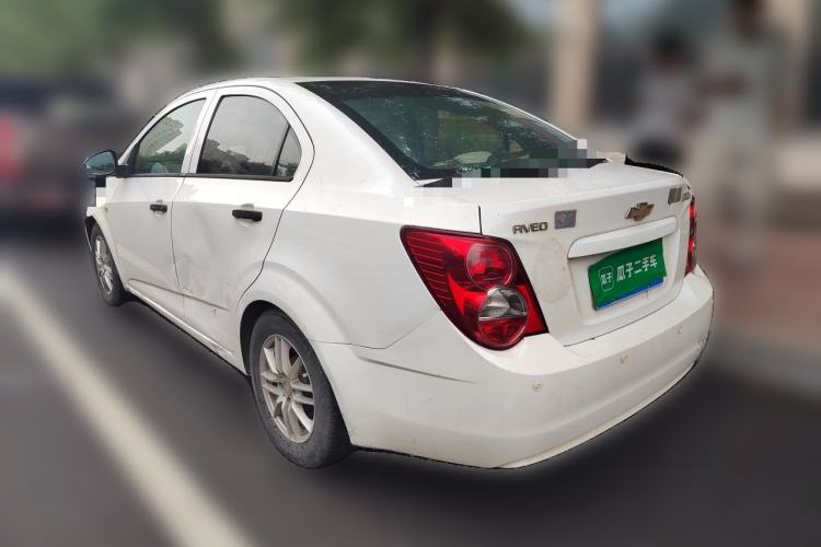 Used Chevrolet Aveo Sonic 2011 Sedan 1.4L MT SL Rear Left 45 Deg