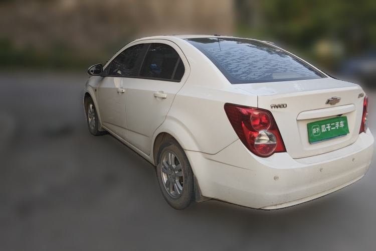 Used Chevrolet Aveo Sonic 2011 Sedan 1.4L Manual Transmission SE Rear Left 45 Deg