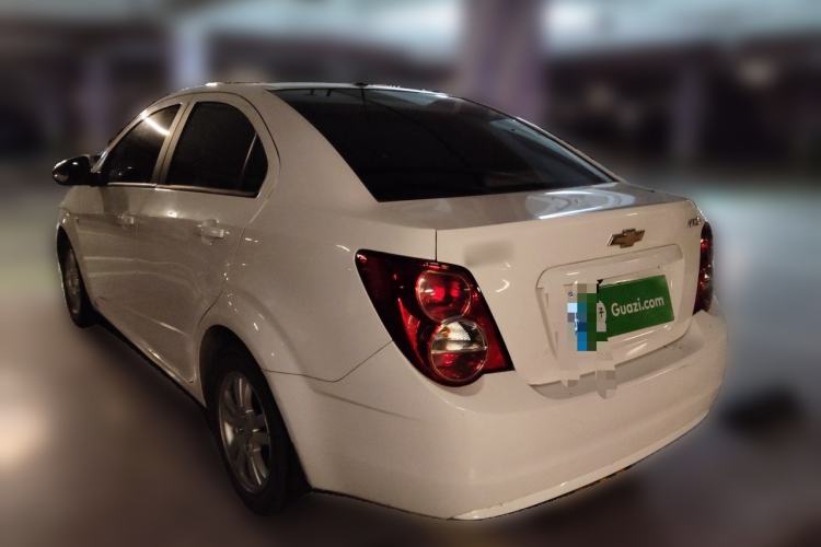 Used Chevrolet Aveo Sonic 2011 Sedan 1.4L Manual Transmission SE Rear Left 45 Deg