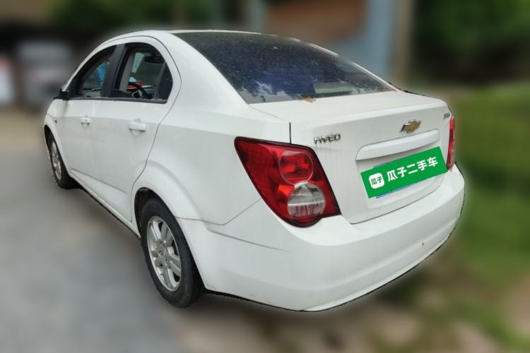 Used Chevrolet Aveo Sonic 2011 Sedan 1.4L Manual Transmission SE Rear Left 45 Deg