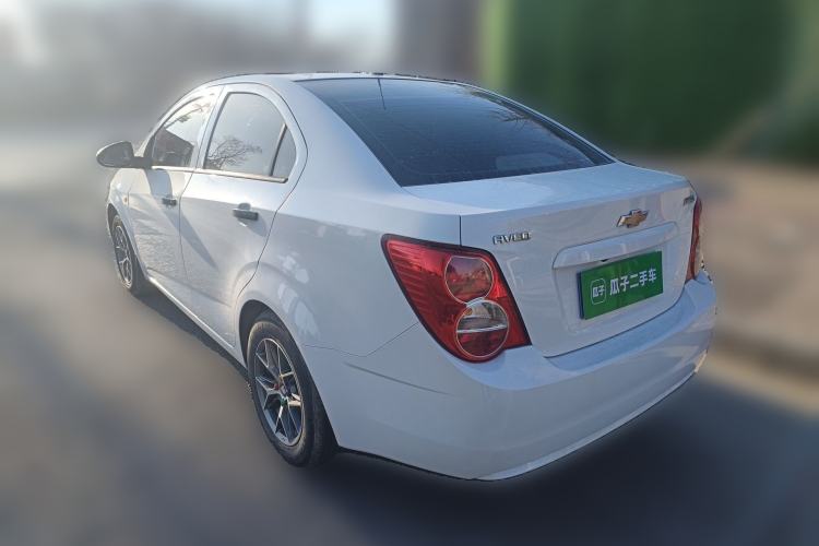 Used Chevrolet Aveo Sonic 2011 Sedan 1.4L MT SL Rear Left 45 Deg