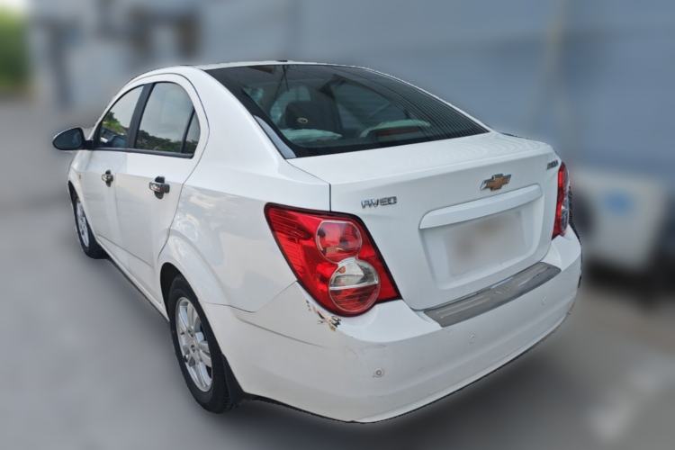 Used Chevrolet Aveo Sonic 2011 Sedan 1.4L Manual Transmission SE Rear Left 45 Deg