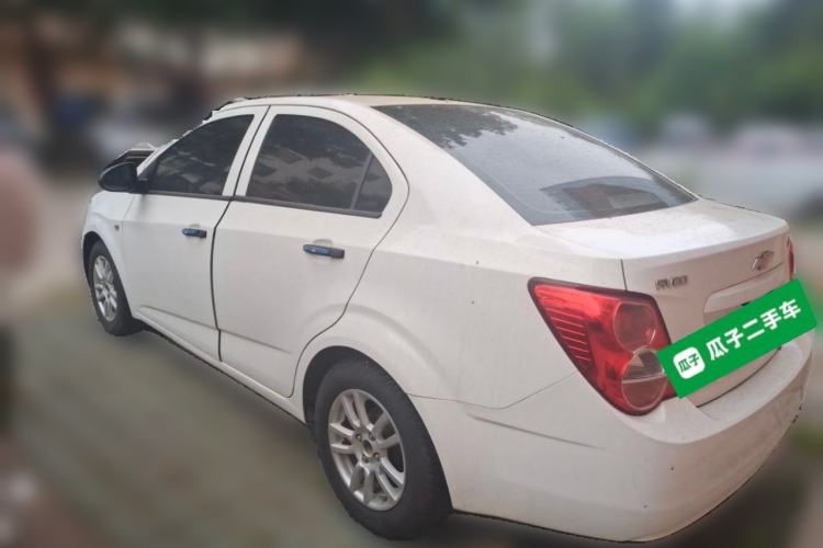 Used Chevrolet Aveo Sonic 2011 Sedan 1.4L MT SL Rear Left 45 Deg
