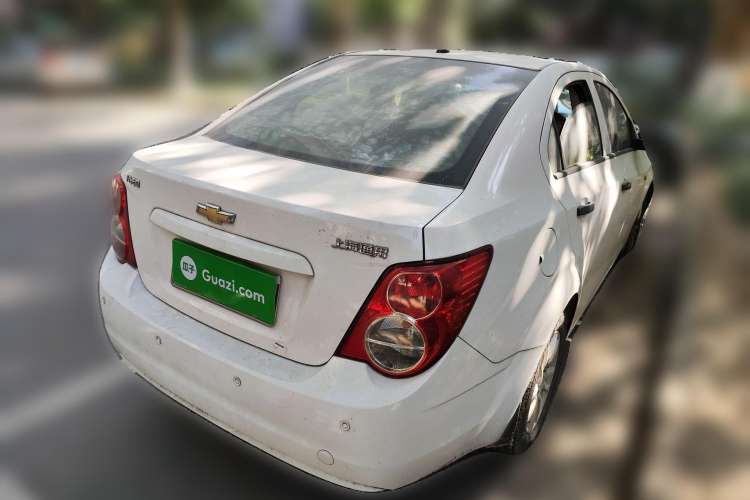 Used Chevrolet Aveo Sonic 2011 Sedan 1.4L Automatic SL Rear Right 45 Deg