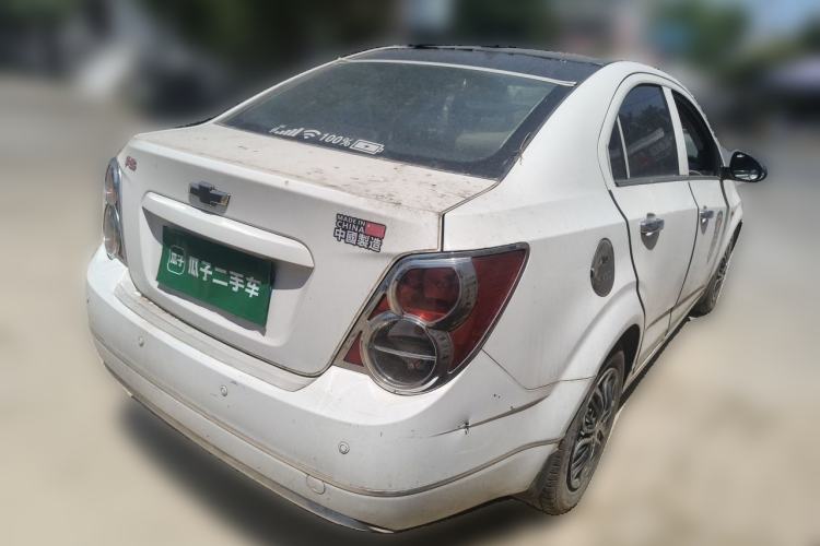 Used Chevrolet Aveo Sonic 2011 Sedan 1.4L MT SL Rear Right 45 Deg