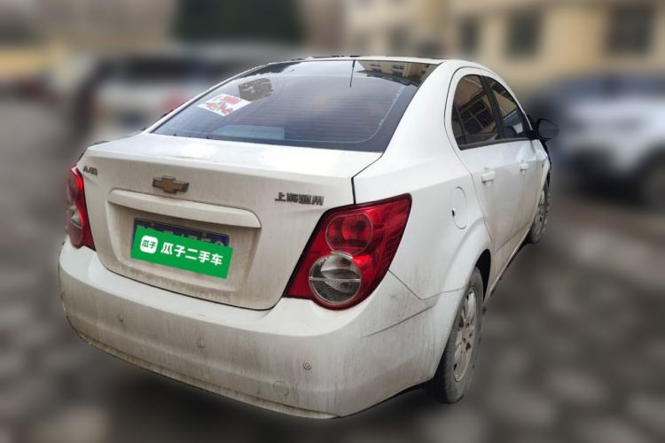 Used Chevrolet Aveo Sonic 2011 Sedan 1.6L Manual Transmission SX Rear Right 45 Deg