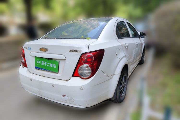 Used Chevrolet Aveo Sonic 2011 Sedan 1.4L MT SL Rear Right 45 Deg