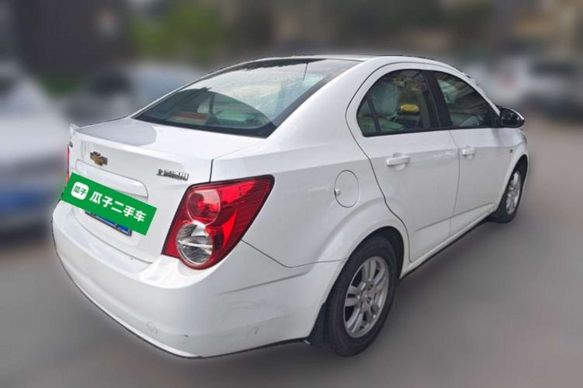 Used Chevrolet Aveo Sonic 2011 Sedan 1.4L MT SL Rear Right 45 Deg