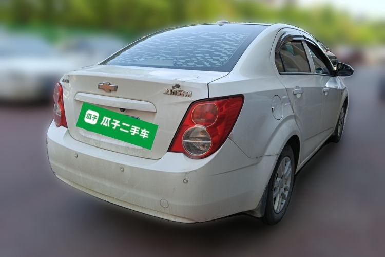 Used Chevrolet Aveo Sonic 2011 Sedan 1.4L MT SL Rear Right 45 Deg
