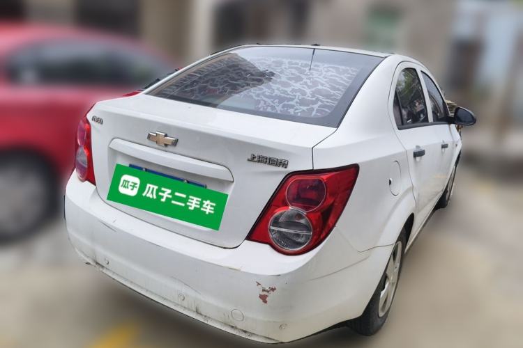 Used Chevrolet Aveo Sonic 2011 Sedan 1.4L MT SL Rear Right 45 Deg