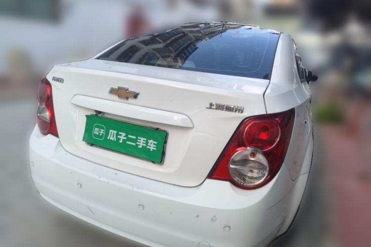 Used Chevrolet Aveo Sonic 2011 Sedan 1.4L MT SL Rear Right 45 Deg