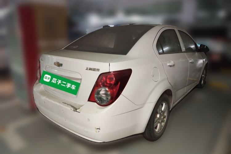 Used Chevrolet Aveo Sonic 2011 Sedan 1.4L MT SL Rear Right 45 Deg