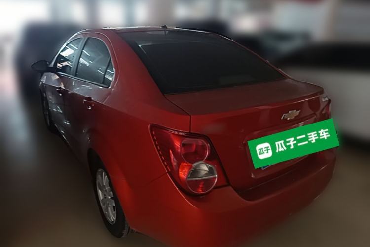 Used Chevrolet Aveo Sonic 2011 Sedan 1.4L Manual Transmission SE Rear Left 45 Deg