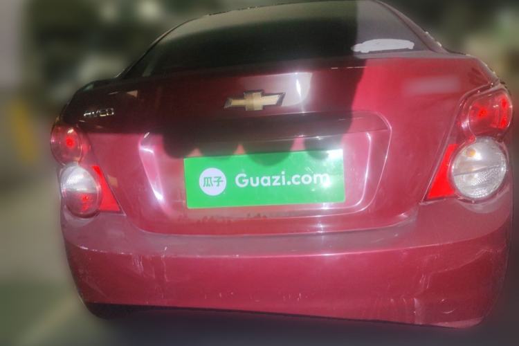 Used Chevrolet Aveo Sonic 2013 Sedan 1.4L Automatic with Sunroof Rear