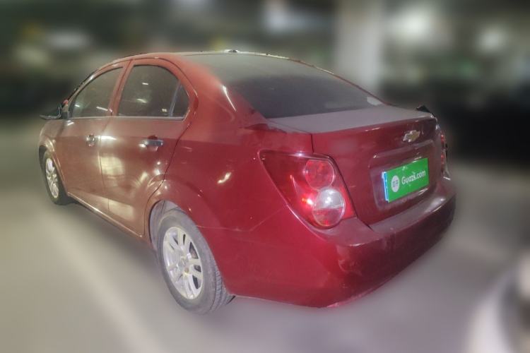 Used Chevrolet Aveo Sonic 2013 Sedan 1.4L Automatic with Sunroof Rear Left 45 Deg