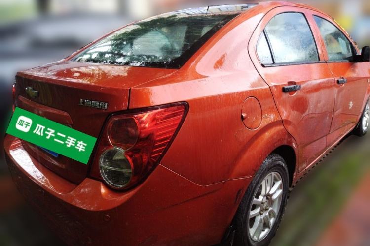 Used Chevrolet Aveo Sonic 2013 Sedan 1.4L Automatic with Sunroof Rear Right 45 Deg