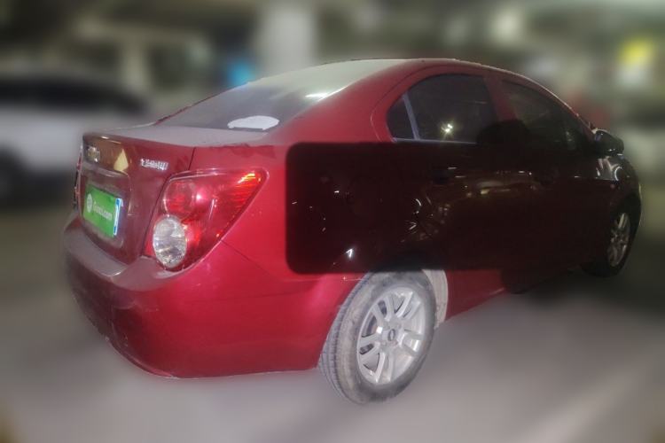 Used Chevrolet Aveo Sonic 2013 Sedan 1.4L Automatic with Sunroof Rear Right 45 Deg