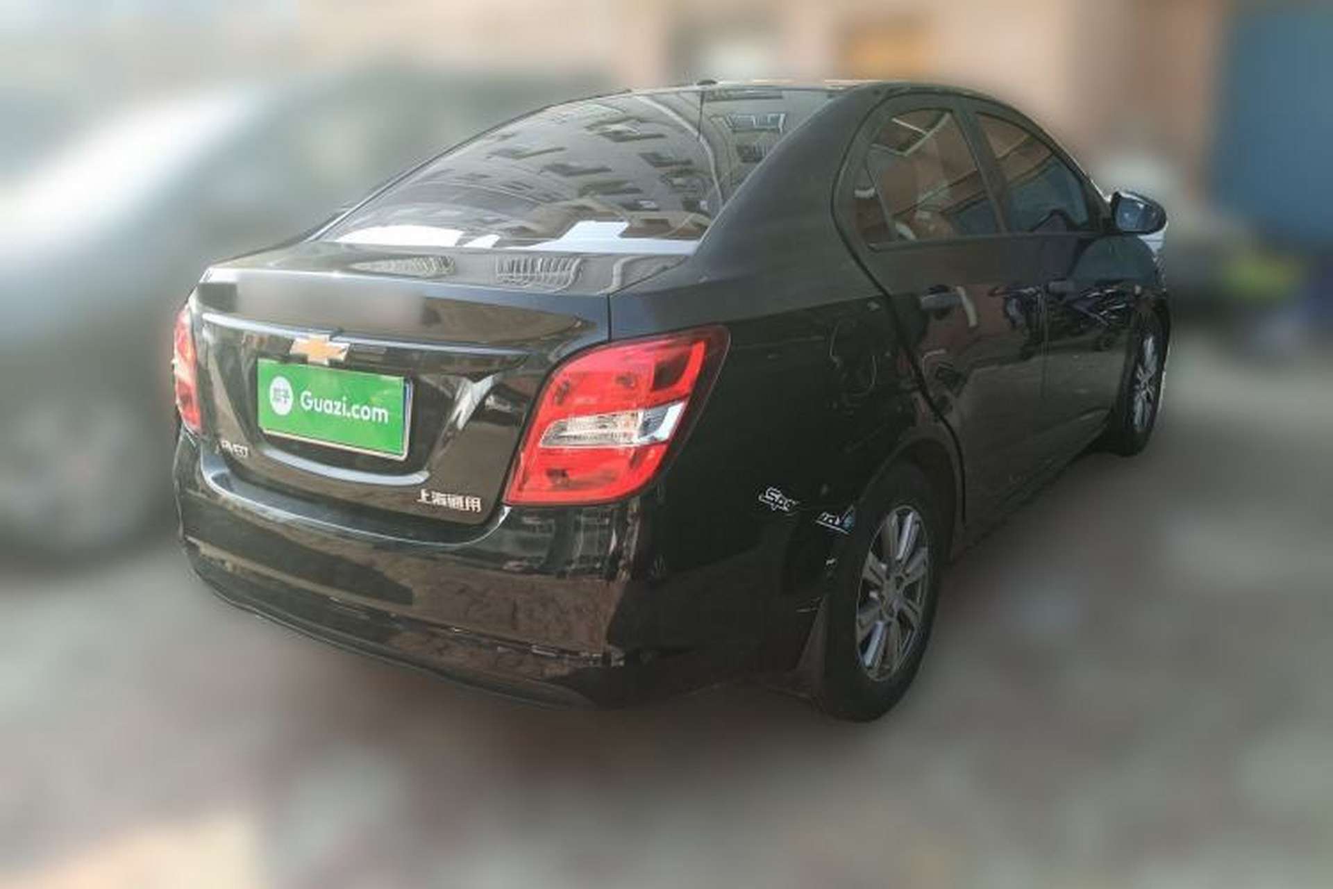 Used Chevrolet Aveo Sonic 2014 Sedan 1.4 SL MT Comfort Edition Rear Right 45 Deg