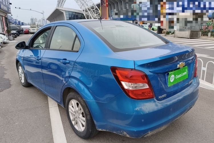 Used Chevrolet Aveo Sonic 2014 Sedan 1.4SE MT LeYou Edition Rear Left 45 Deg