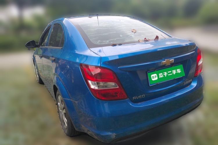 Used Chevrolet Aveo Sonic 2014 Sedan 1.4SL MT Comfort Edition Rear Left 45 Deg