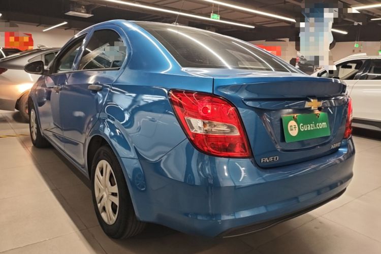 Used Chevrolet Aveo Sonic 2014 Sedan 1.4 SL MT Comfort Edition Rear Left 45 Deg