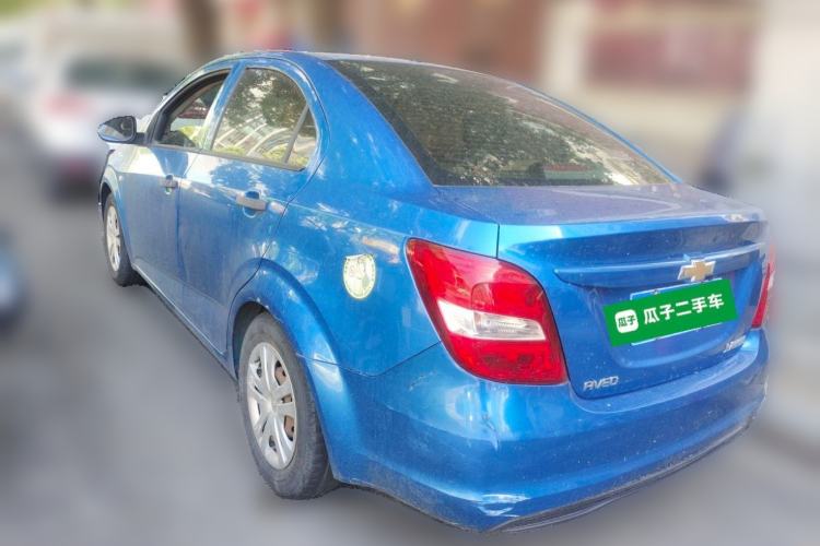 Used Chevrolet Aveo Sonic 2014 Sedan 1.4 SL MT Comfort Edition Rear Left 45 Deg