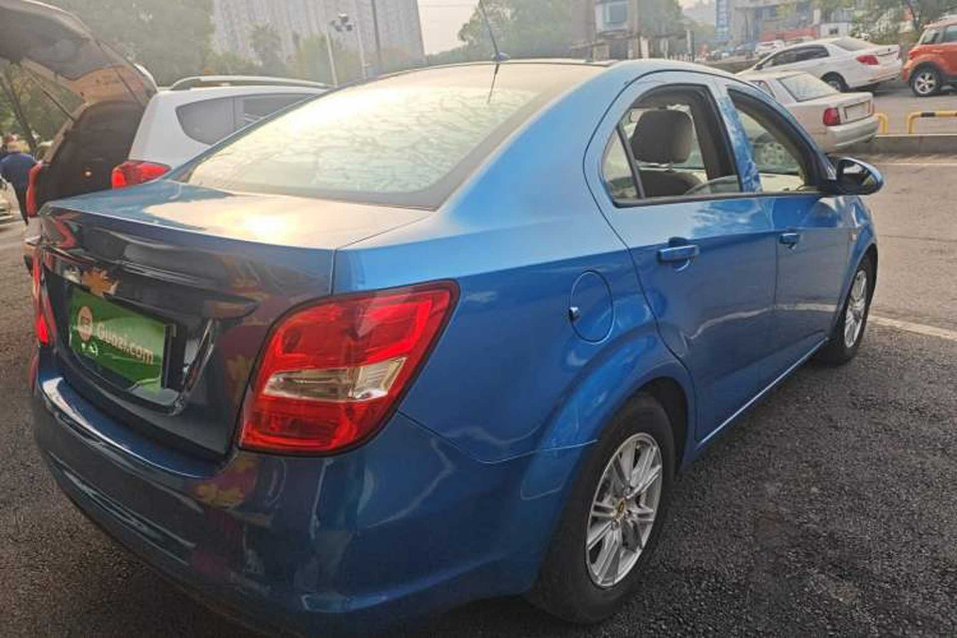 Used Chevrolet Aveo Sonic 2014 Sedan 1.4SL AT Stylish Sunroof Edition Rear Right 45 Deg