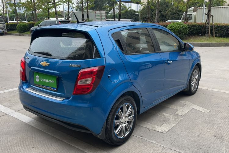 Used Chevrolet Aveo Sonic 2014 Hatchback 1.6 SX AT Fashion Edition Rear Right 45 Deg