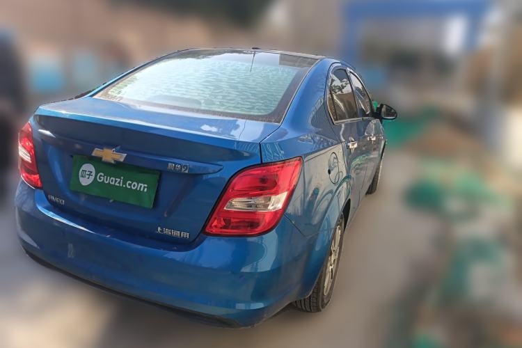 Used Chevrolet Aveo Sonic 2014 Sedan 1.4SL AT Stylish Sunroof Edition Rear Right 45 Deg