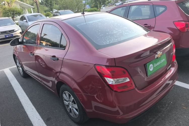 Used Chevrolet Aveo Sonic 2014 Sedan 1.4SL MT Comfort Edition Rear Left 45 Deg