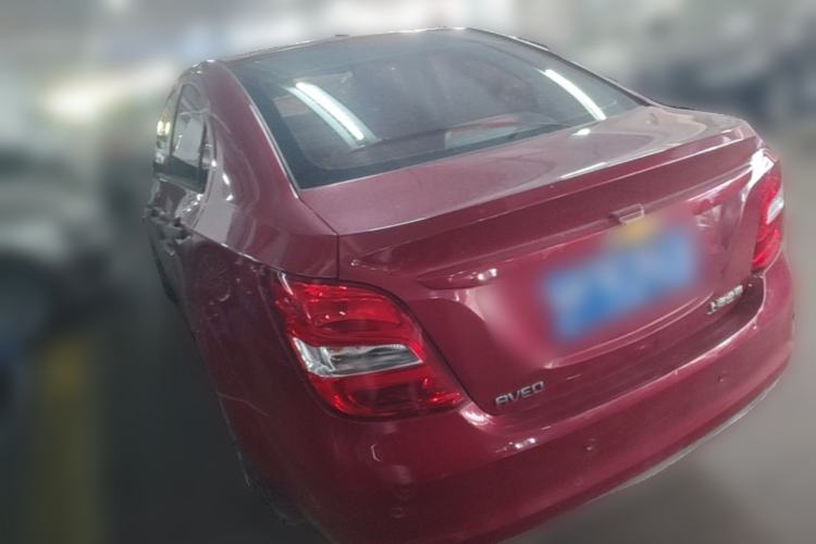 Used Chevrolet Aveo Sonic 2014 Sedan 1.4SL AT Fashion Edition Rear Left 45 Deg