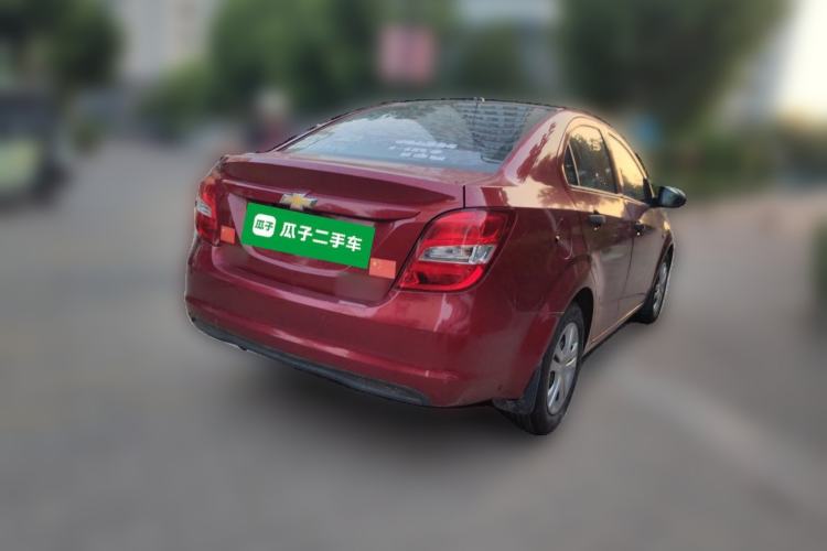 Used Chevrolet Aveo Sonic 2014 Sedan 1.4SL AT Stylish Sunroof Edition Rear Right 45 Deg