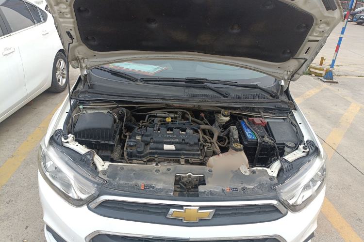 Used Chevrolet Aveo Sonic 2014 Sedan 1.4SL AT Stylish Sunroof Edition Engine Bay