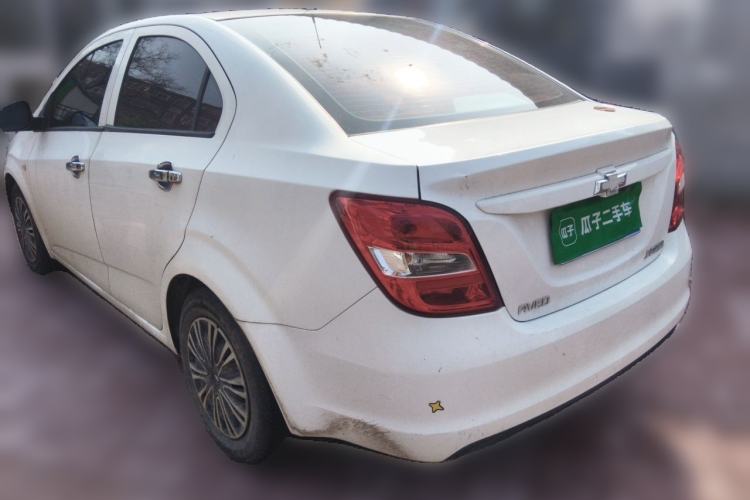 Used Chevrolet Aveo Sonic 2014 Sedan 1.4SL AT Stylish Sunroof Edition Rear Left 45 Deg