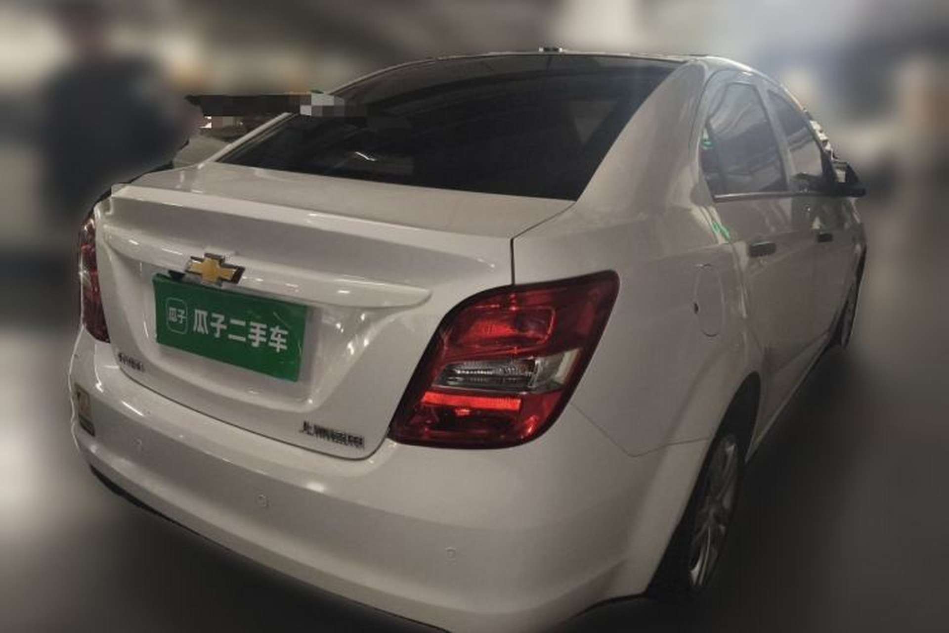 Used Chevrolet Aveo Sonic 2014 Sedan 1.4SL AT Stylish Sunroof Edition Rear Right 45 Deg