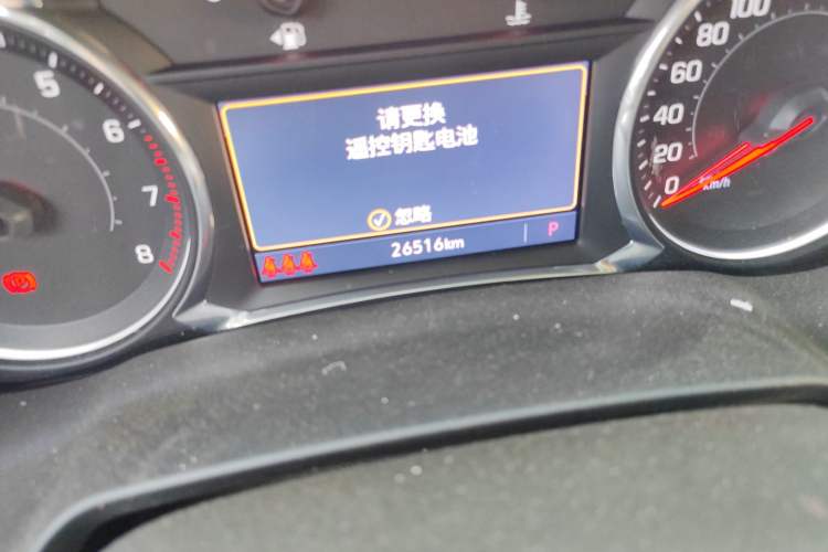 Used Chevrolet Blazer 2020 Redline 650T 7-Seater Ting Edition Odometer Close Up