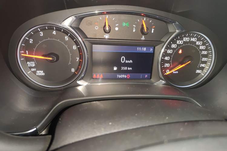 Used Chevrolet Blazer 2020 650T 7-Seater WEI Version Odometer Close Up