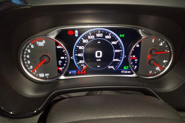 Used Chevrolet Blazer 2022 Mild Hybrid 650T RS Four-Wheel Drive 5-Seater Hardcore Version Instrument Cluster