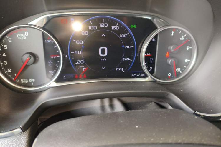 Used Chevrolet Blazer 2022 Mild Hybrid 650T 7-Seater Model Edition Odometer Close Up