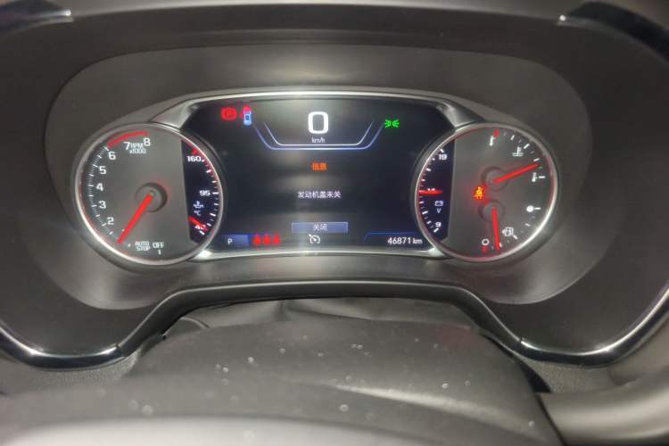 Used Chevrolet Blazer 2022 Mild Hybrid 650T 7-Seater Model Edition Odometer Close Up