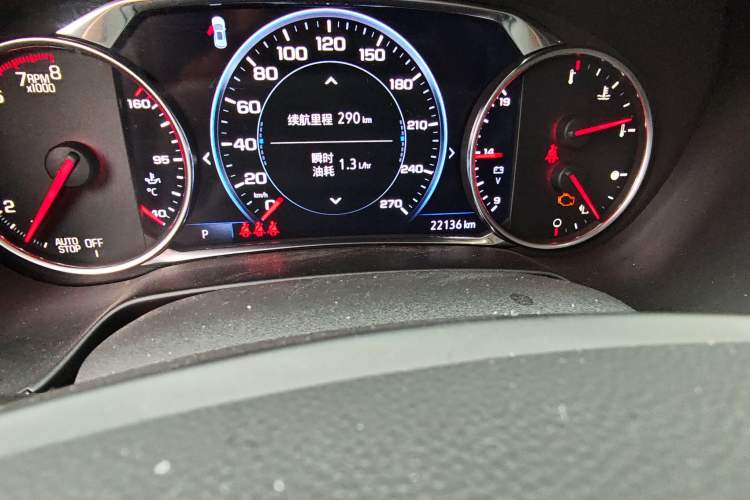 Used Chevrolet Blazer 2022 Mild Hybrid 650T 7-Seater Model Edition Odometer Close Up