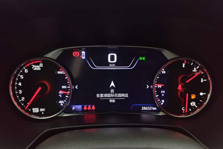 Used Chevrolet Blazer 2022 Mild Hybrid 650T 7-Seater Wei Version Odometer Close Up