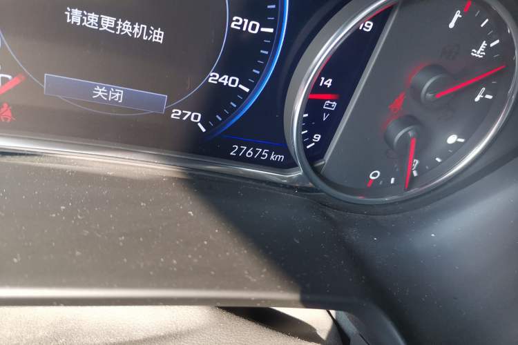 Used Chevrolet Blazer 2022 Mild Hybrid 650T 7-Seater Wei Version Odometer Close Up