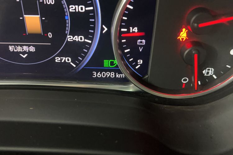 Used Chevrolet Blazer 2022 Mild Hybrid 650T 7-Seater Wei Version Odometer Close Up