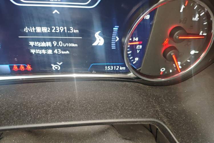 Used Chevrolet Blazer 2022 Mild Hybrid 650T 7-Seater Wei Version Odometer Close Up
