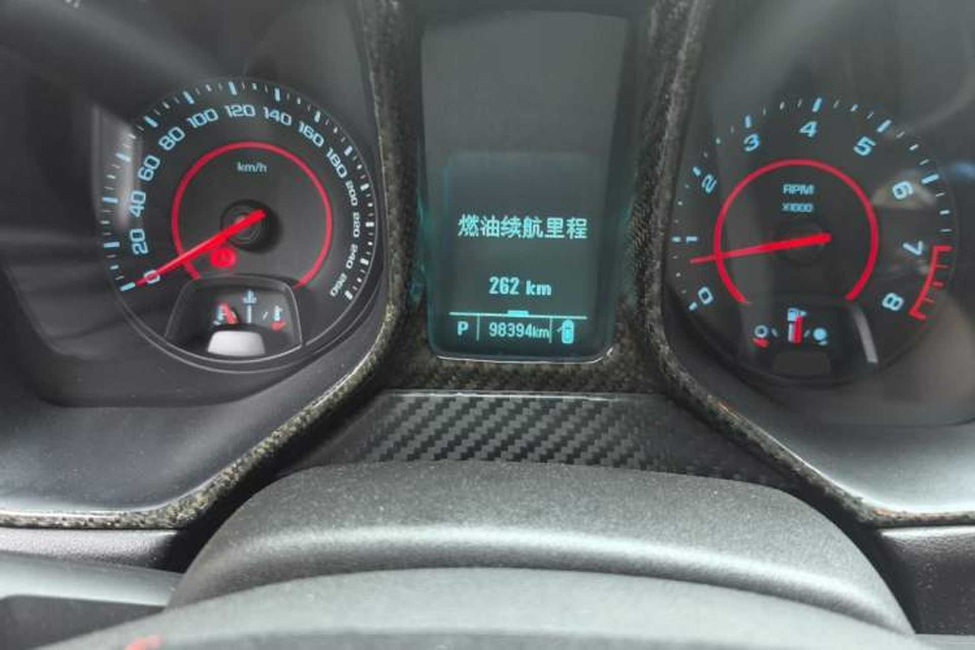 Used Chevrolet Camaro 2012 3.6L Legendary Performance Edition Odometer Close Up