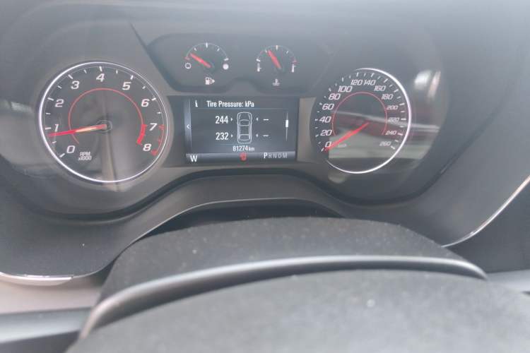 Used Chevrolet Camaro  Odometer Close Up