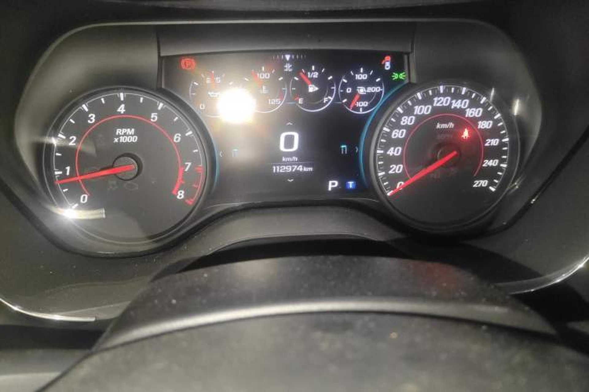 Used Chevrolet Camaro 2017 2.0T RS Odometer Close Up