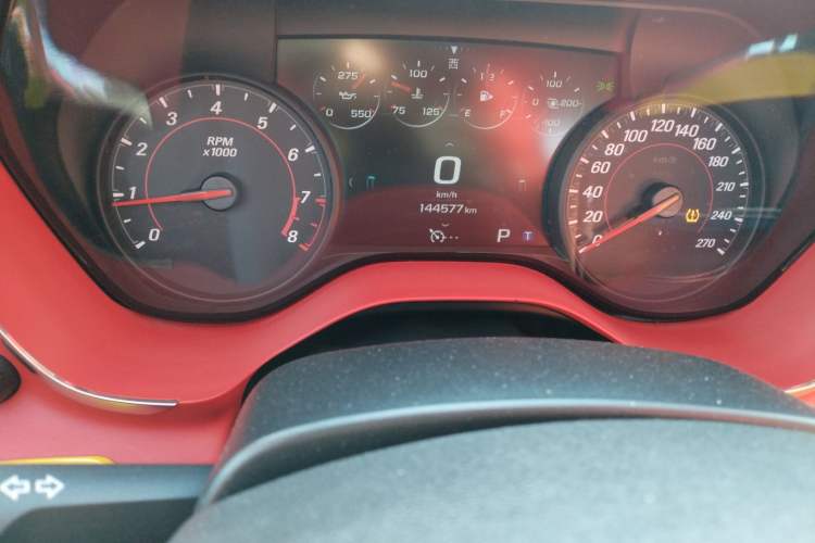 Used Chevrolet Camaro 2017 2.0T RS Odometer Close Up