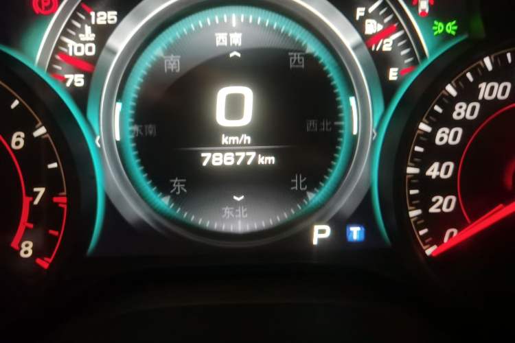 Used Chevrolet Camaro  Odometer Close Up